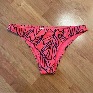 NWOT Aerie Long Line Pique Bikini Bottoms